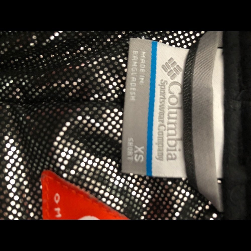 Snowboard or ski pant from Columbia - size XS short - black - Omni heat